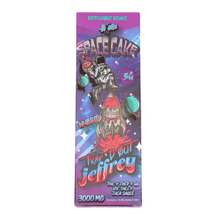 Space Cake Disposable 3g Trap'd Out Jeffery THC Blend - sold by Green Treez Company