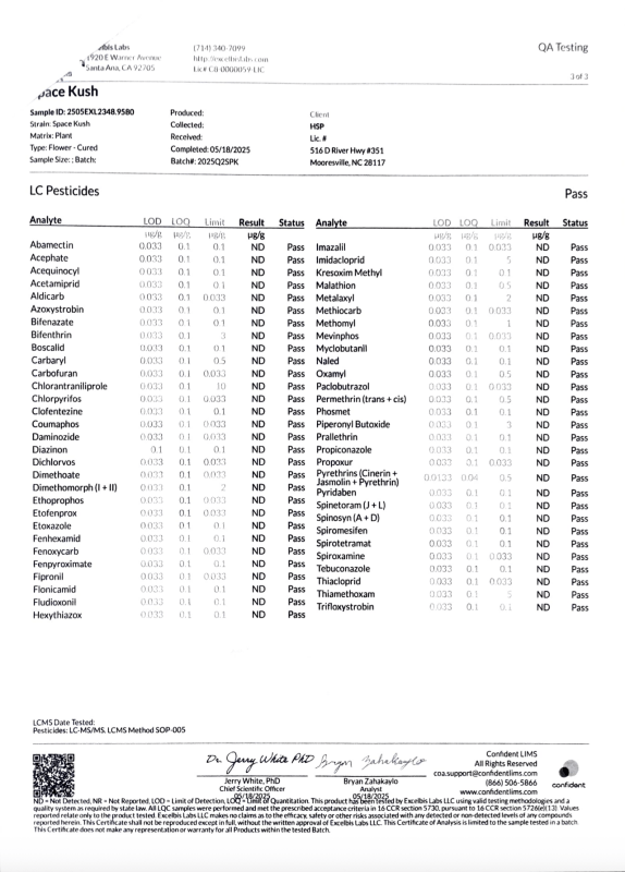 Space Kush THCa Flower - sold by Green Treez Company