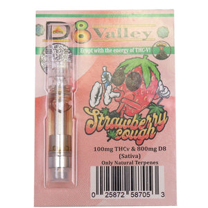 Strawberry Cough Cartridge 1g Delta 8 THCv - sold by Green Treez Company
