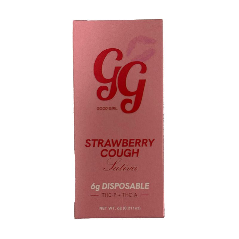 Good Girl Strawberry Cough Disposable | 6 grams | THCp THCa Green Treez Company Good Girl Strawberry Cough Disposable | 6 grams | THCp THCa Green Treez Company