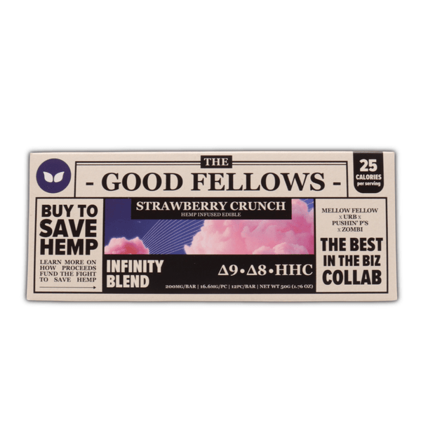 Strawberry Good Fellows Bar 200mg Infinity THC Blend - sold by Green Treez Company