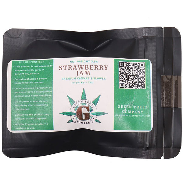 Strawberry Jam Flower 3.5g THCa - sold by Green Treez Company