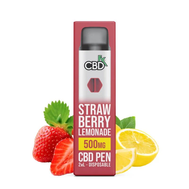 CBDfx Strawberry Lemonade Disposable | 500mg | Broad Spectrum CBD CBDfx Strawberry Lemonade Disposable | 500mg | Broad Spectrum CBD