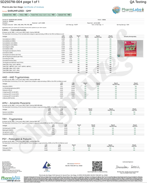Strawmelon Shrumfuzed Miniz 100ct 32000mg - sold by Green Treez Company