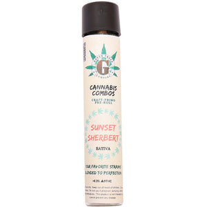 Sunset Sherbert Craft Primo Preroll 1.5g - sold by Green Treez Company