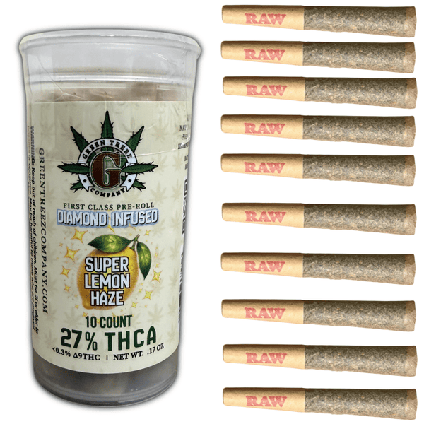 Super Lemon Haze THCa Diamond .5g Prerolls 10 - 15ct - sold by Green Treez Company