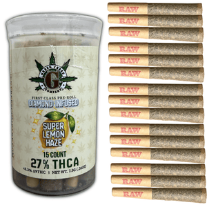 Super Lemon Haze THCa Diamond .5g Prerolls 10 - 15ct - sold by Green Treez Company