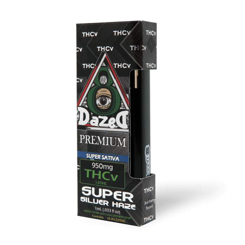 Dazed8 Super Silver Haze Disposable | 1 gram | Delta 8 THCv Green Treez Company Dazed8 Super Silver Haze Disposable | 1 gram | Delta 8 THCv Green Treez Company