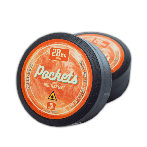 Sweet Peach Pockets 28mg D9 CBD CBC CBN - sold by Green Treez Company