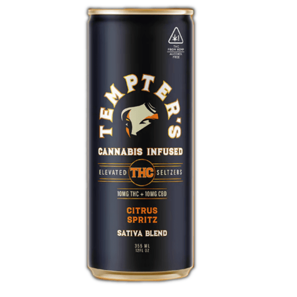 Tempter's 10mg THC & CBD Sparkling Drinks - sold by Green Treez Company