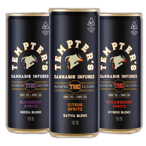 Tempter's 10mg THC & CBD Sparkling Drinks - sold by Green Treez Company