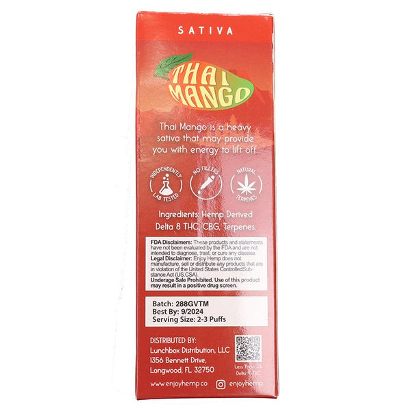 Thai Mango Lift Off Disposable 2g Delta 8 THC - sold by Green Treez Company