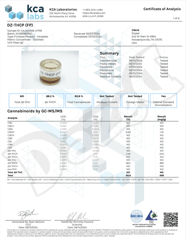 THCp Infused Flower 1g - sold by Green Treez Company