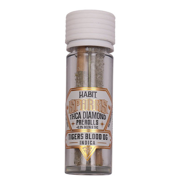 Tiger's Blood Diamonds Prerolls 1.5g THCa Sparks - sold by Green Treez Company