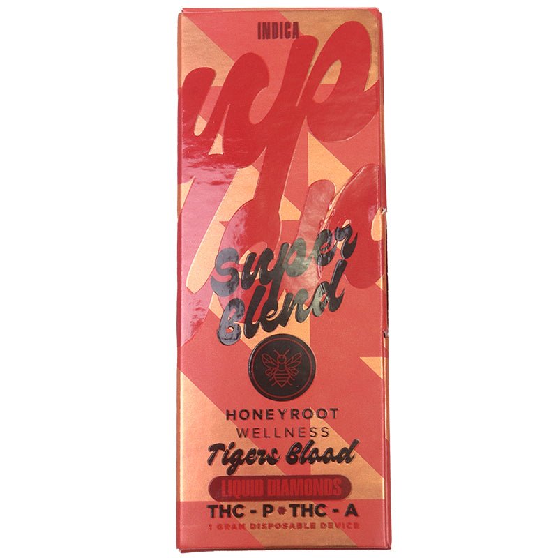 Tiger Blood Vape Juice Honeyroot Wellness Tiger's Blood Disposable Vape | 1 gram Tiger Blood Vape Juice Honeyroot Wellness Tiger's Blood Disposable Vape | 1 gram