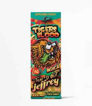 Tiger's Blood Disposable 3g Trap'd Out Jeffery THC Blend - sold by Green Treez Company