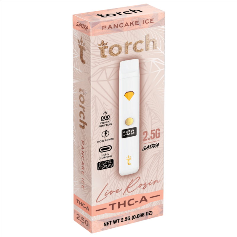 Torch Live Rosin Disposable | 2.5 grams | THCa Live Resin Green Treez Company Torch Live Rosin Disposable | 2.5 grams | THCa Live Resin Green Treez Company