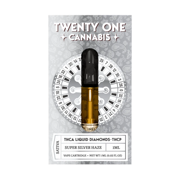 Twenty One Liquid Diamonds THCa THCp Cartridge 1g - All Strains - sold by Green Treez Company
