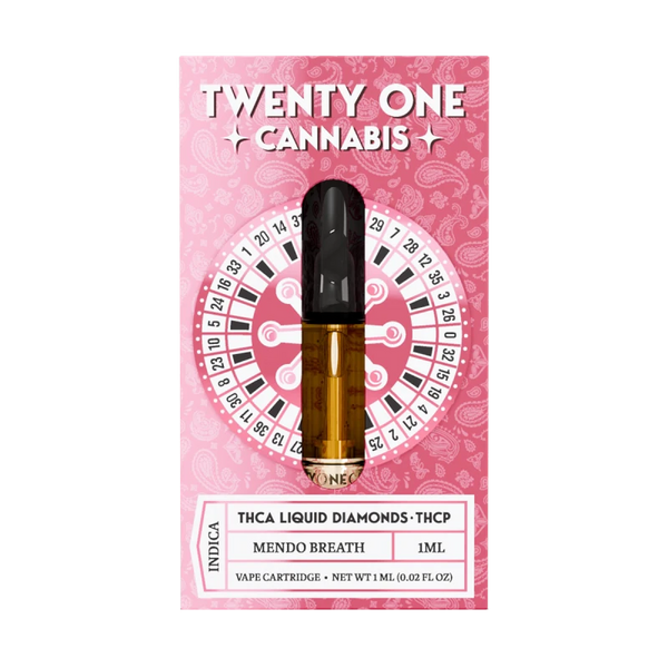 Twenty One Liquid Diamonds THCa THCp Cartridge 1g - All Strains - sold by Green Treez Company
