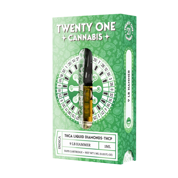 Twenty One Liquid Diamonds THCa THCp Cartridge 1g - All Strains - sold by Green Treez Company
