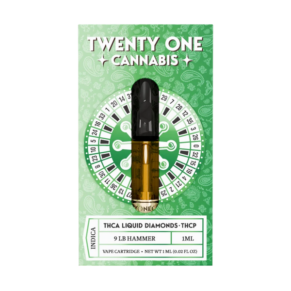 Twenty One Liquid Diamonds THCa THCp Cartridge 1g - All Strains - sold by Green Treez Company