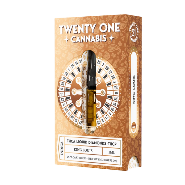 Twenty One Liquid Diamonds THCa THCp Cartridge 1g - All Strains - sold by Green Treez Company