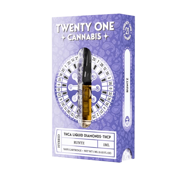 Twenty One Liquid Diamonds THCa THCp Cartridge 1g - All Strains - sold by Green Treez Company