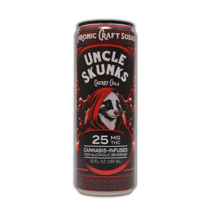 Uncle Skunks Cherry Cola Soda 25mg Delta 9 THC - sold by Green Treez Company