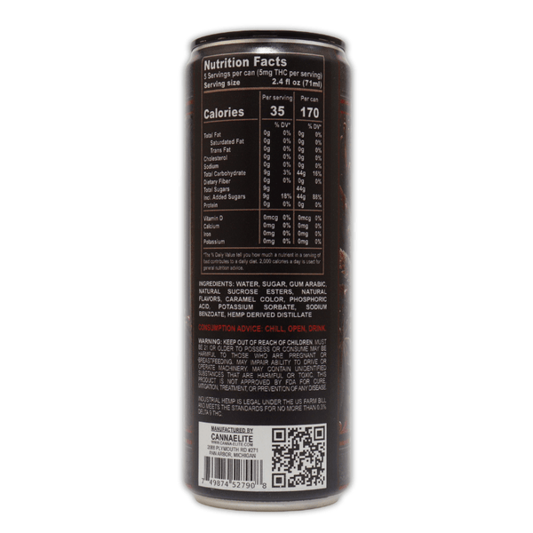 Uncle Skunks Dr Pepé Soda 25mg Delta 9 THC - sold by Green Treez Company