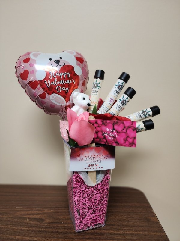 Valentines Day Prerolls Bouquet - sold by Green Treez Company