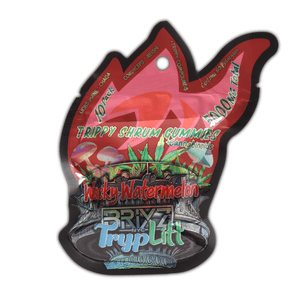 Wacky Watermelon Trippy Shrum Gummies 500mg THC CBD Mushrooms - sold by Green Treez Company