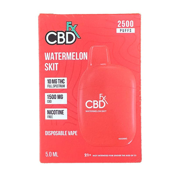 Watermelon Skit Disposable 1500mg Full Spectrum CBD - sold by Green Treez Company