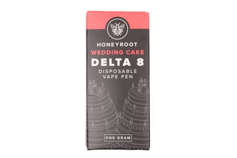 Honeyroot Wellness Wedding Cake Disposable | 1 gram | Delta 8 THC Green Treez Company Honeyroot Wellness Wedding Cake Disposable | 1 gram | Delta 8 THC Green Treez Company