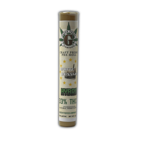 White Russian Craft Primo Preroll 1.5g THCa - sold by Green Treez Company