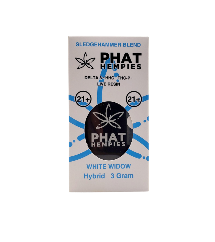 Phat Hempie White Widow Disposable | 3g | Delta 8 THCp HHC Green Treez Company Phat Hempie White Widow Disposable | 3g | Delta 8 THCp HHC Green Treez Company