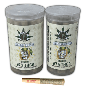 Wholesale Super Lemon Haze THCa Diamond .5g Prerolls 10 - 15ct - sold by Green Treez Company