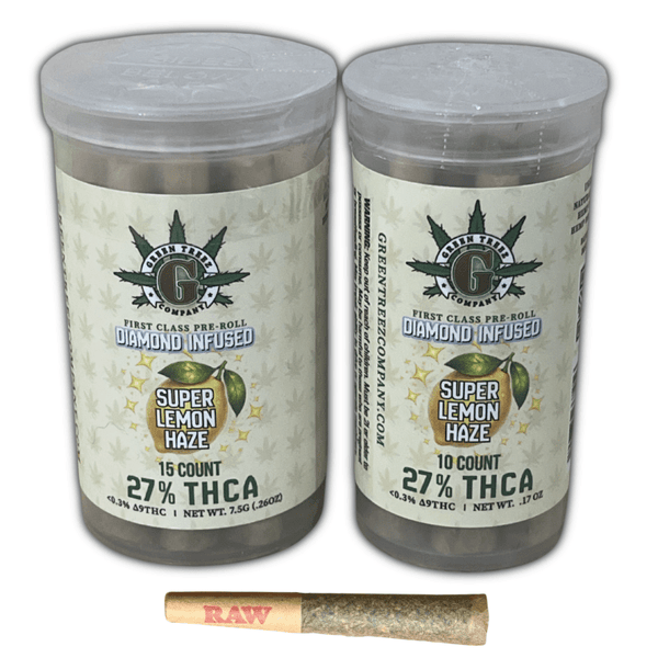 Wholesale Super Lemon Haze THCa Diamond .5g Prerolls 10 - 15ct - sold by Green Treez Company