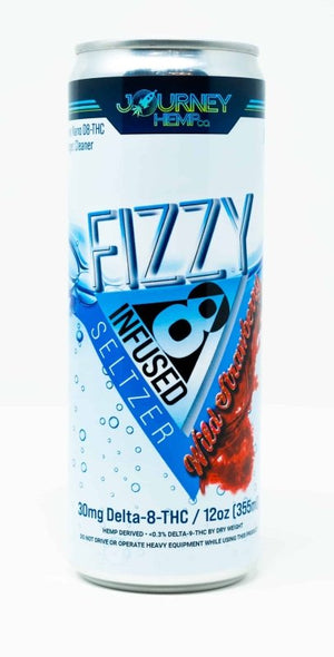Wild Strawberry Seltzer Drink Fizzy Delta 8 THC 30mg - sold by Green Treez Company