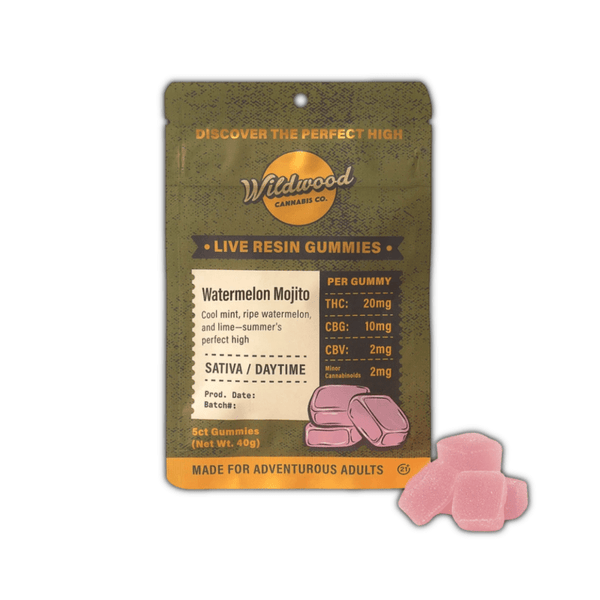 Wildwood Live Resin 5ct Gummies - sold by Green Treez Company