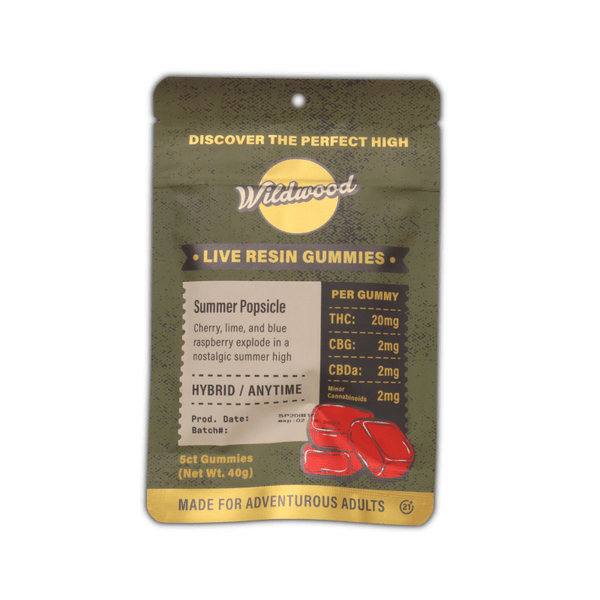 Wildwood Live Resin 5ct Gummies - sold by Green Treez Company