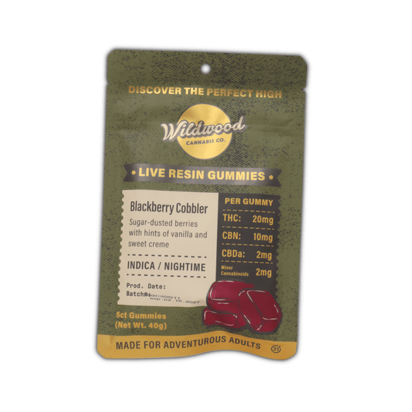 Wildwood Live Resin 5ct Gummies - sold by Green Treez Company