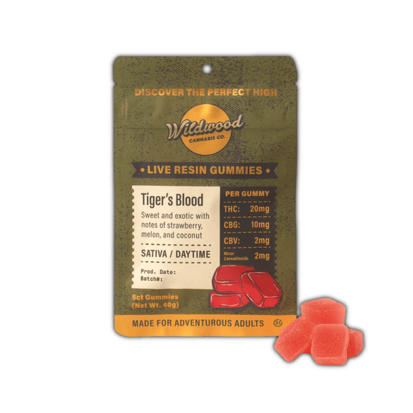Wildwood Live Resin 5ct Gummies - sold by Green Treez Company