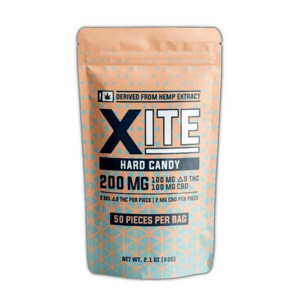 Xite Hard Lozenges 2mgTHC+2mgCBD - sold by Green Treez Company