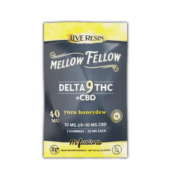 Yuzu Honeydew Gummies 40mg 1:1 THC CBD - sold by Green Treez Company