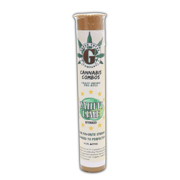Zahiti Lime THCa Craft Primo Preroll 1.5g - sold by Green Treez Company