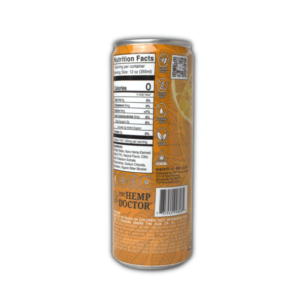 Zooted 100mg D9 seltzer - sold by Green Treez Company